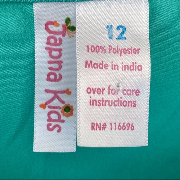 Girls, top, turquoise SZ (12) - Picture 2 of 9